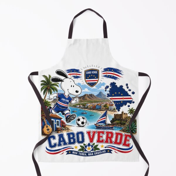 Item preview, Funny Snoopy Cape Verde Team World Cup 2026 designed and sold by Har-vee.