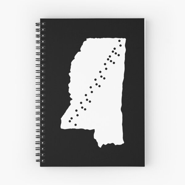 Item preview, Mississippi State Shape Braille Shirt designed and sold by sebasssaalinde.