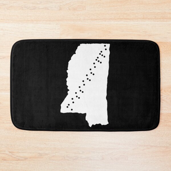 Item preview, Mississippi State Shape Braille Shirt designed and sold by sebasssaalinde.