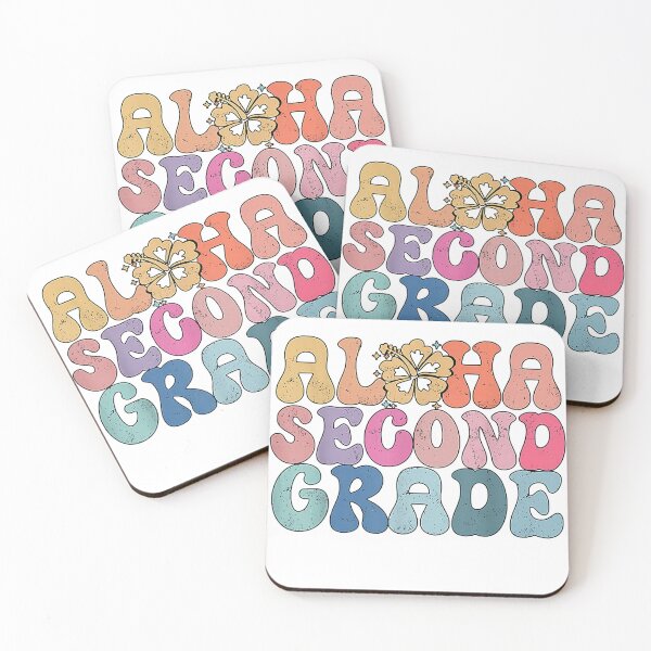 Item preview, Retro Aloha Second Grade Teacher Life Summer Beach Vacation T-Shirt designed and sold by KTY-NUSS.