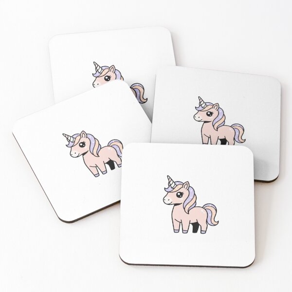 Item preview, Kawaii Pastel Unicorn Vector Art - designed and sold by VanSum.