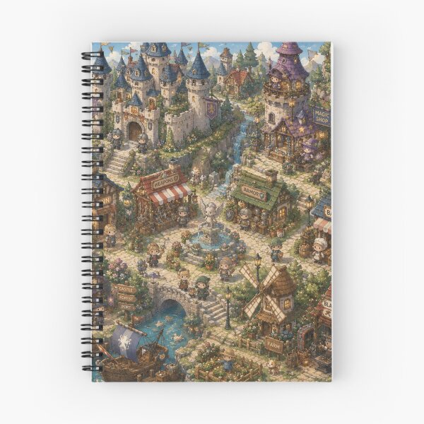 Item preview, Fantasy RPG Town Isometric Pattern designed and sold by 0606PM.