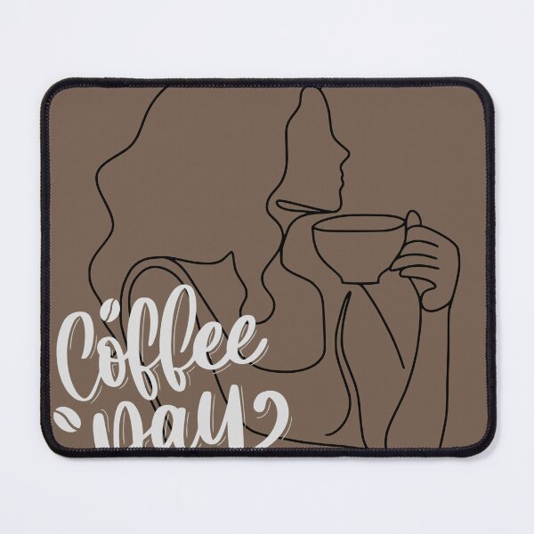 Item preview, Minimalist Woman Coffee Day Line Art Illustration designed and sold by ranivibes008.