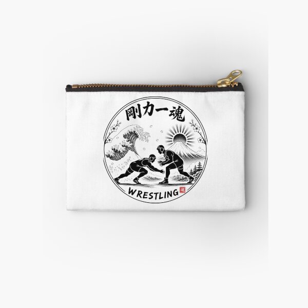 Item preview, Goriki Ikkon One Soul Japanese Kamon Wrestling Sticker/T-Shirt Art designed and sold by Locker39.