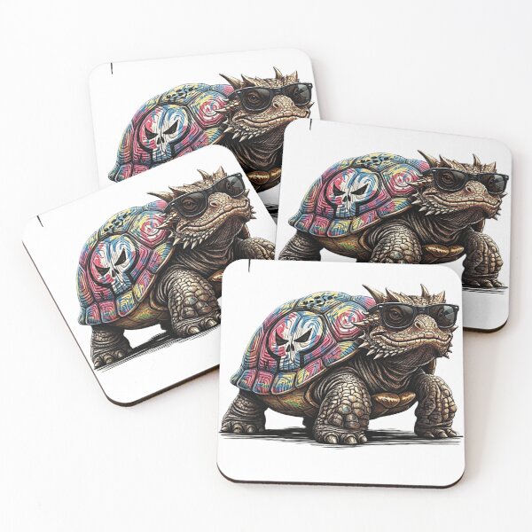 Item preview, Maybe Not Fast But Furious Funny Turtle Sticker Art designed and sold by ShadowSketch-HP.