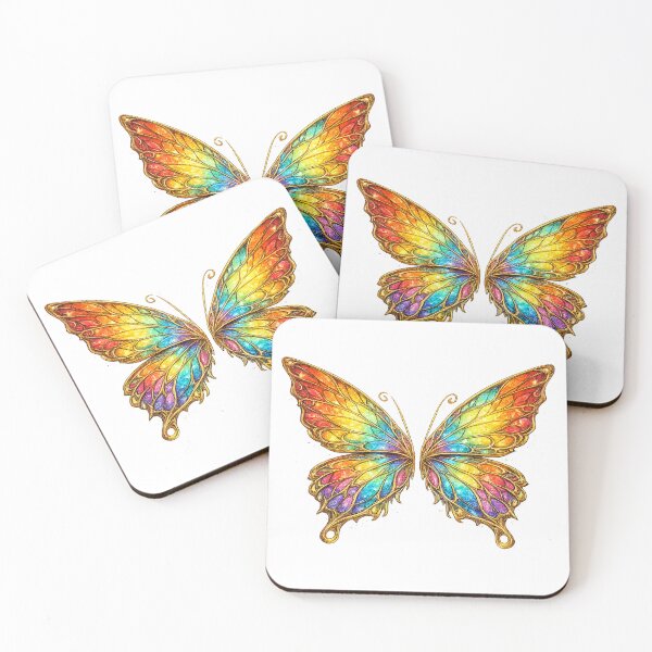 Item preview, Rainbow Butterfly Pride Art Colorful Queer Transformation Design LGBTQ Rainbow Gift designed and sold by ArtByTripti.