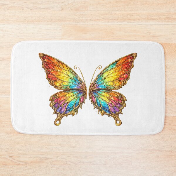 Item preview, Rainbow Butterfly Pride Art Colorful Queer Transformation Design LGBTQ Rainbow Gift designed and sold by ArtByTripti.