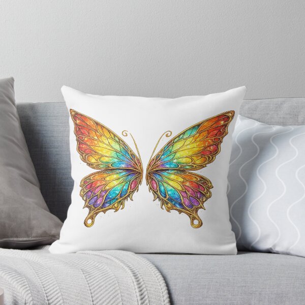 Item preview, Rainbow Butterfly Pride Art Colorful Queer Transformation Design LGBTQ Rainbow Gift designed and sold by ArtByTripti.