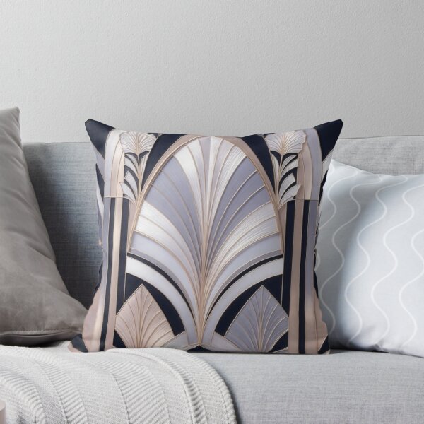 Item preview, Art Deco Black and Gold Geometric Pattern designed and sold by IntelliMindDesigns.