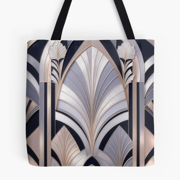 Item preview, Art Deco Black and Gold Geometric Pattern designed and sold by IntelliMindDesigns.