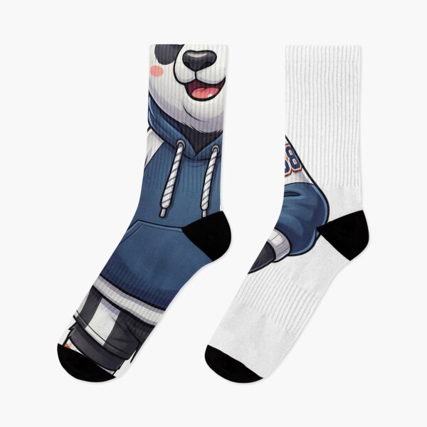 Item preview, Cute Panda Football Player – Kawaii Sports Cartoon designed and sold by krishna-artdesigns.