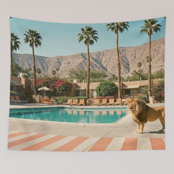 Item preview, Lion by Pool designed and sold by robeldevyn.