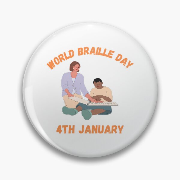 Item preview, World Braille Day.  designed and sold by sebasssaalinde.