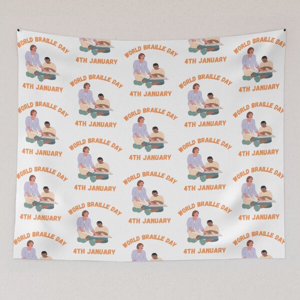 Item preview, World Braille Day.  designed and sold by sebasssaalinde.