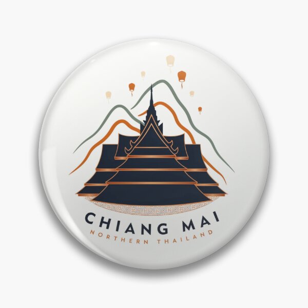 Item preview, World travel fly to  Chiangmai Thailand Thai travel gift , brafdesign  designed and sold by Brafdesign.