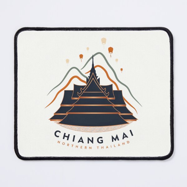 Item preview, World travel fly to  Chiangmai Thailand Thai travel gift , brafdesign  designed and sold by Brafdesign.