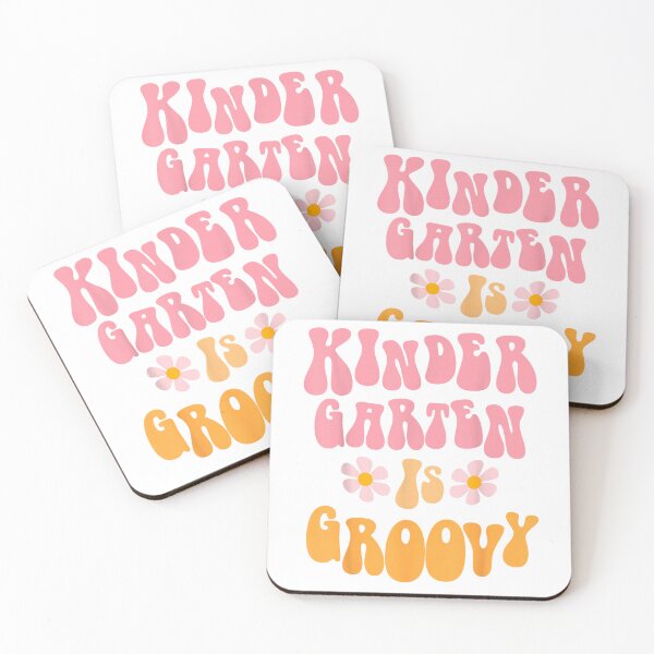 Item preview, Retro Groovy Kindergarten Hello Kindergarten Teacher Kids T-Shirt designed and sold by DArtfulStudio.