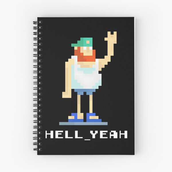 Item preview, Hell Yeah Pixel  designed and sold by Pixelb00nz8Bit.