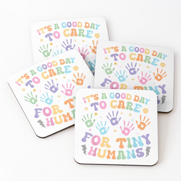 Item preview, Retro Its A Good Day to Care for Tiny Humans Daycare Teacher T-Shirt designed and sold by SavsMerch.