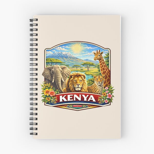 Item preview, Kenya - Mount Kilimanjaro, Safari Wildlife and Savanna Landscape designed and sold by Myra365Art.