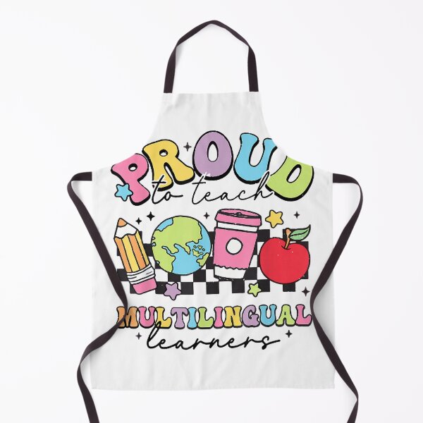 Item preview, Retro Proud to Teach Multilingual Learners English Teacher T-Shirt designed and sold by rawr00.