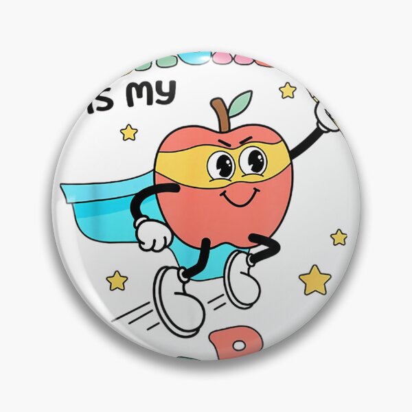 Item preview, Retro Teaching is My Superpower Apple Teacher Appreciation T-Shirt designed and sold by kevincuellar.