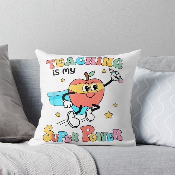 Item preview, Retro Teaching is My Superpower Apple Teacher Appreciation T-Shirt designed and sold by kevincuellar.