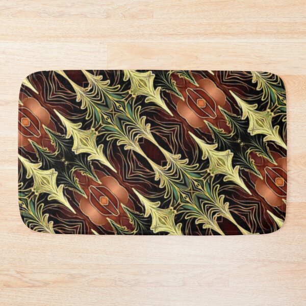 Item preview, Autumn Pinecone Pattern designed and sold by Shy Fractal Designs.