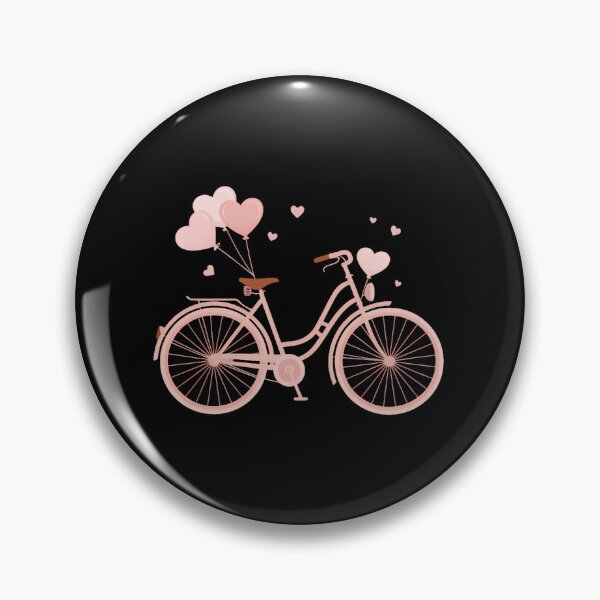 Item preview, Valentines Day Love Heart Balloons Cyclist designed and sold by SapfireStuArt.