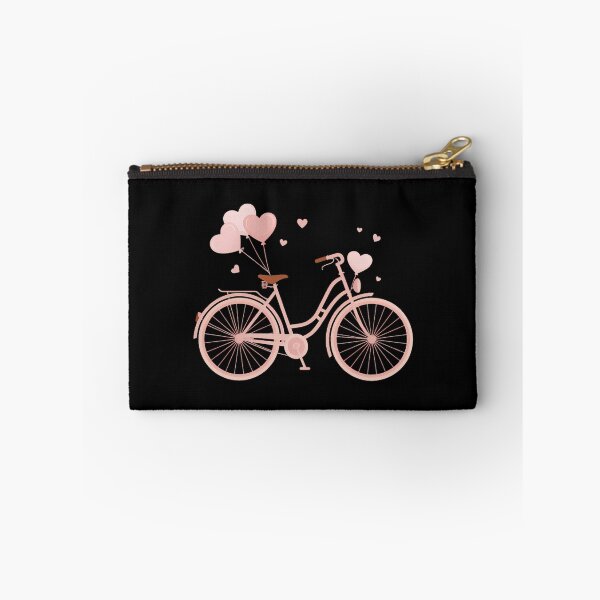 Item preview, Valentines Day Love Heart Balloons Cyclist designed and sold by SapfireStuArt.