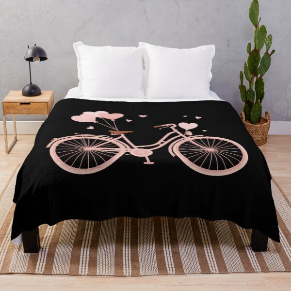 Item preview, Valentines Day Love Heart Balloons Cyclist designed and sold by SapfireStuArt.