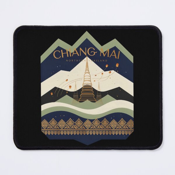 Item preview, World travel fly to  Chiangmai Thailand culture travel gift , brafdesign  designed and sold by Brafdesign.