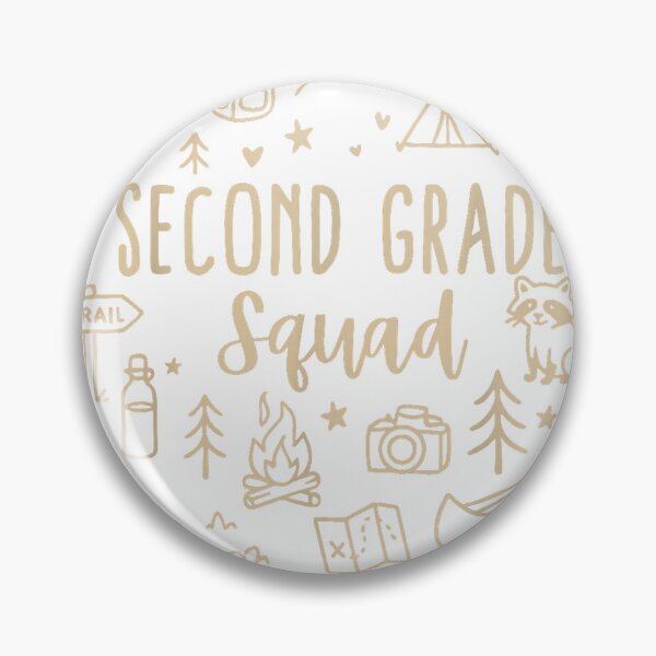 Item preview, Second Grade Squad Adventure Camping 2nd Grade Teacher Kids T-Shirt designed and sold by Badriiiii.