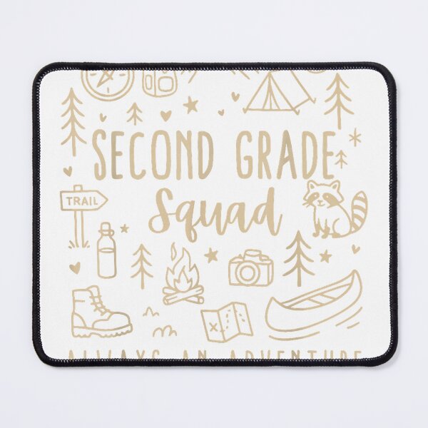 Item preview, Second Grade Squad Adventure Camping 2nd Grade Teacher Kids T-Shirt designed and sold by Badriiiii.
