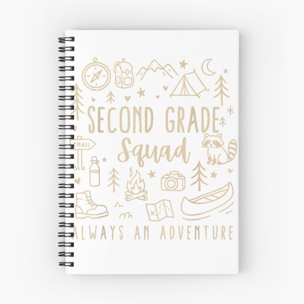 Item preview, Second Grade Squad Adventure Camping 2nd Grade Teacher Kids T-Shirt designed and sold by Badriiiii.