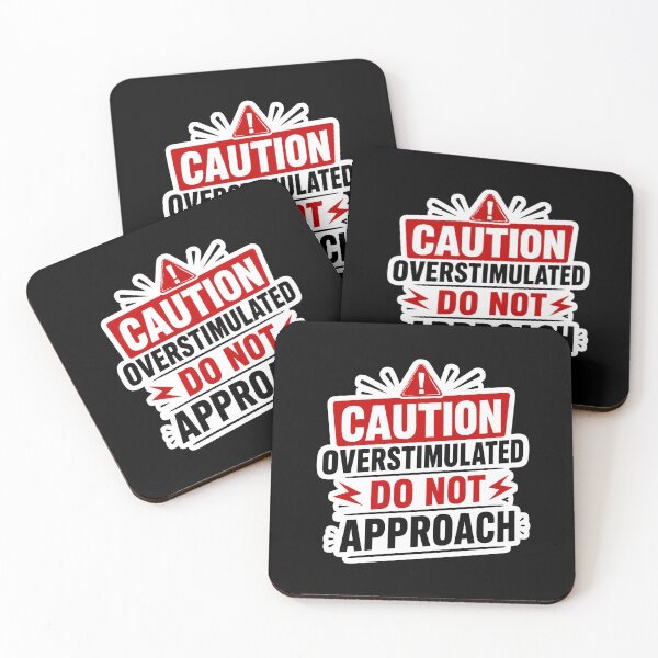 Item preview, ADHD Overstimulated funny quote designed and sold by Marti’s Shop Corner.