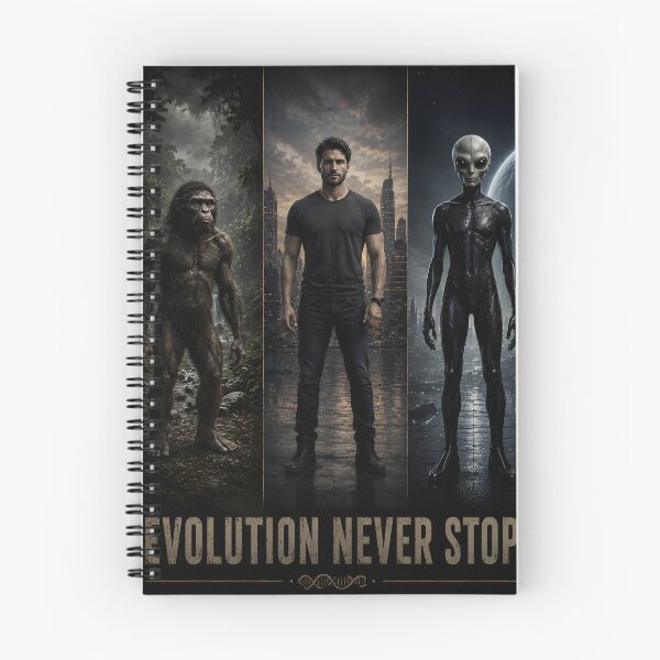 Item preview, Evolution Never Stops designed and sold by UFOh Yeah!.