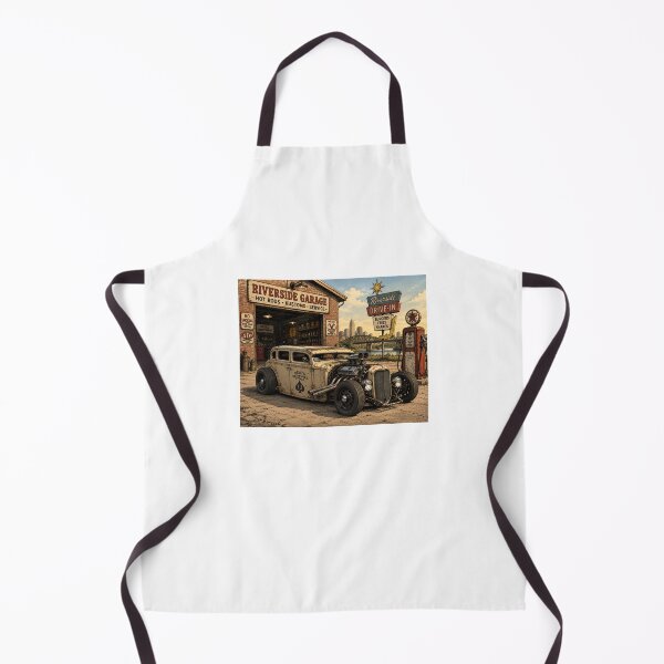 Item preview, Riverside Garage Rat Rod – Vintage Custom Automotive designed and sold by Fleetwood1994.