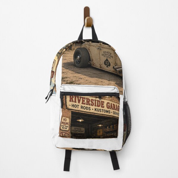 Item preview, Riverside Garage Rat Rod – Vintage Custom Automotive designed and sold by Fleetwood1994.