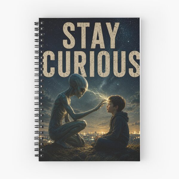 Item preview, Stay Curious designed and sold by UFOh Yeah!.