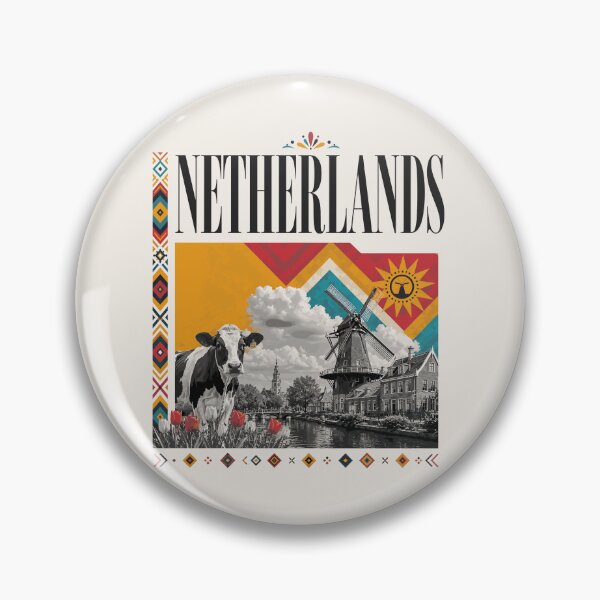 Item preview, Netherlands Windmill Tulips and Cow designed and sold by AtuqStudio.