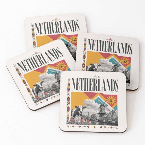 Item preview, Netherlands Windmill Tulips and Cow designed and sold by AtuqStudio.