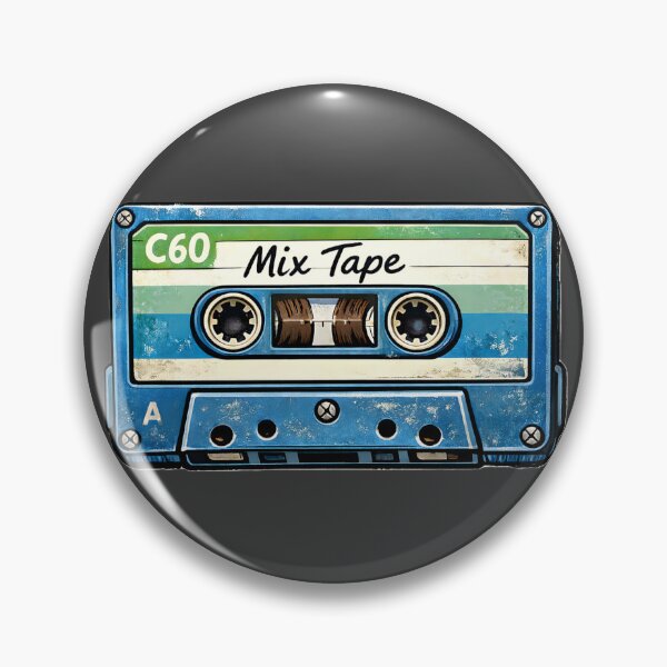 Item preview, Vintage Cassette Tape Nostalgia Music Culture Art Print designed and sold by PinUpPizzazz.