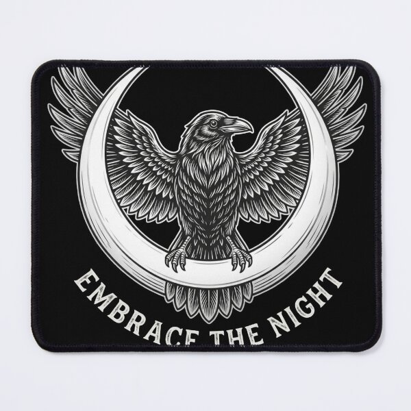 Item preview, Midnight Raven – Embrace The Night designed and sold by Stickersdevelop.