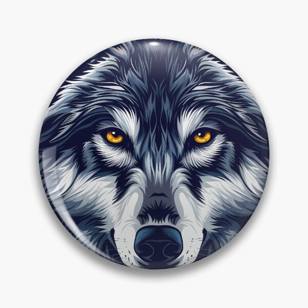 Item preview, wolf sticker designed and sold by stickerbloom30.