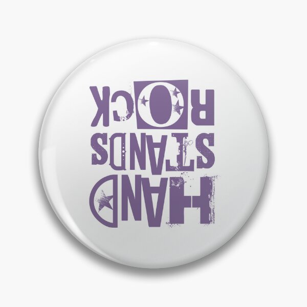 Item preview, Hand Stands Rock purple designed and sold by AhelloRose.