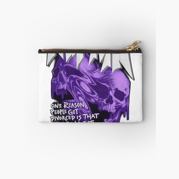 Item preview, No Pain Purple Melting Skull Edgy Typography designed and sold by Bacthaynt.