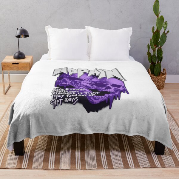 Item preview, No Pain Purple Melting Skull Edgy Typography designed and sold by Bacthaynt.