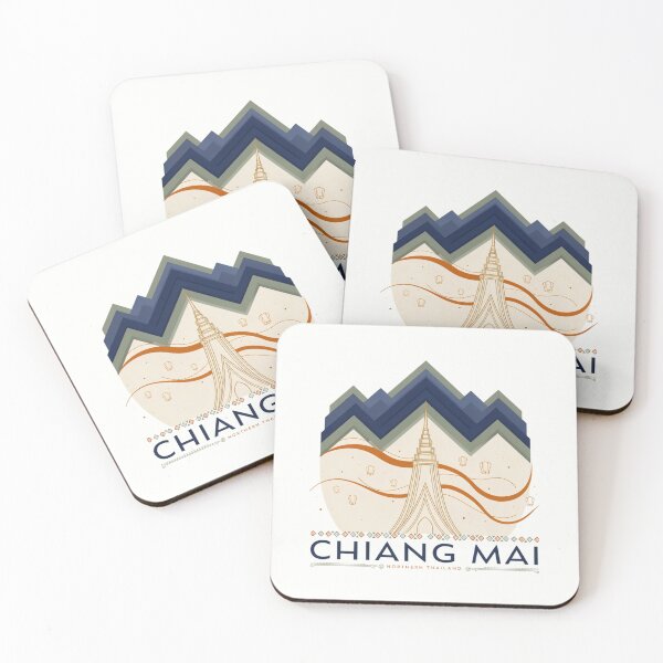 Item preview,  World travel fly to  Chiangmai Thailand culture gift , brafdesign  designed and sold by Brafdesign.