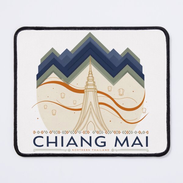 Item preview,  World travel fly to  Chiangmai Thailand culture gift , brafdesign  designed and sold by Brafdesign.